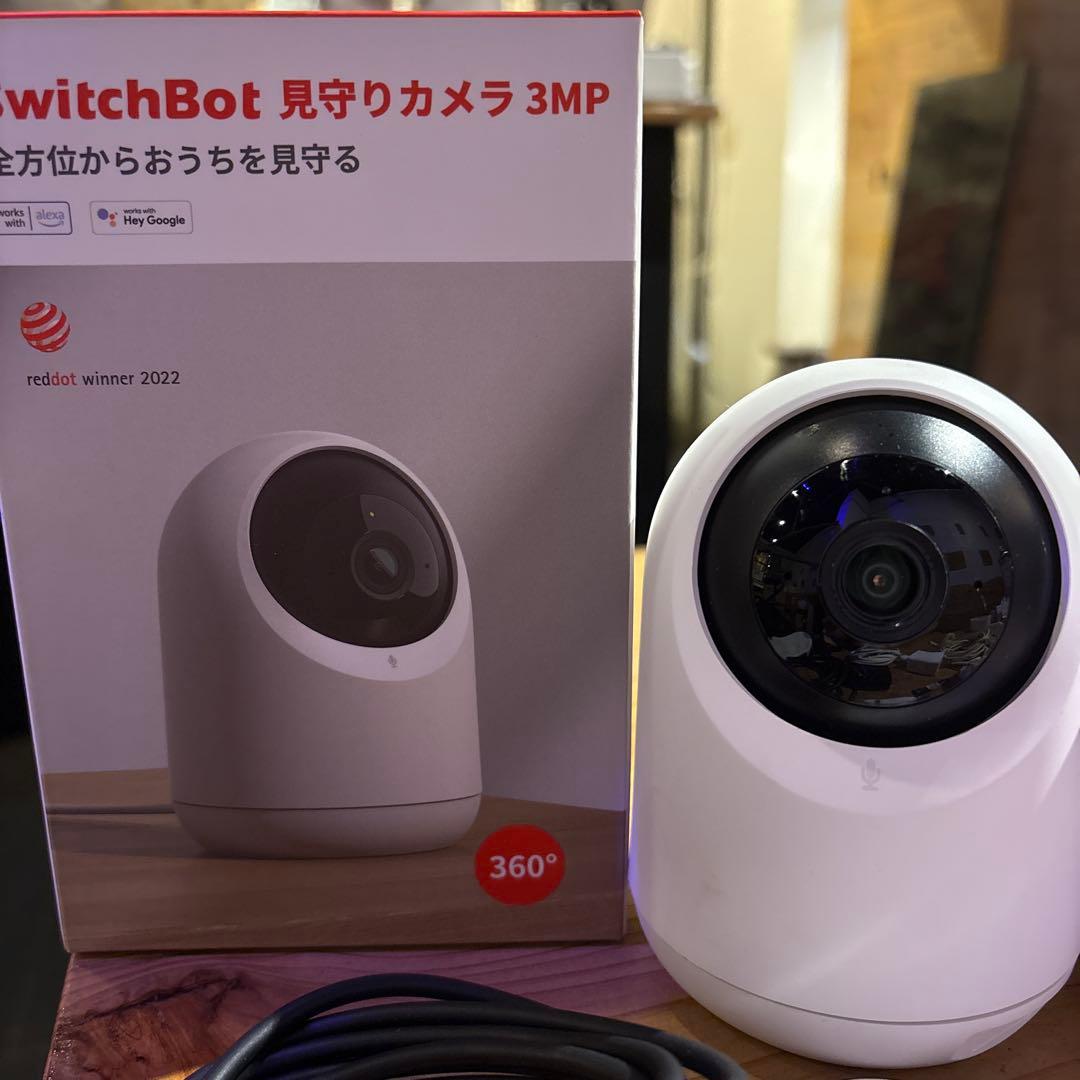 SwitchBot見守りカメラ3台+SDセット3MP 360度防犯カメラ　ベビー