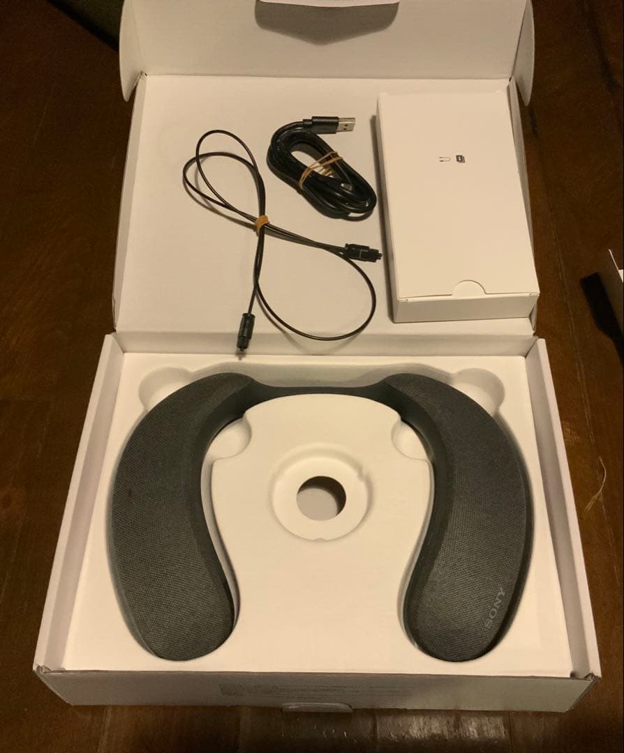 SONYネックスピーカー グレー USB充電ケーブル付きSRS-NS