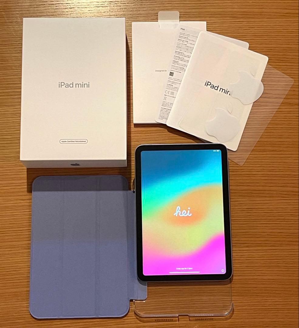 ★美品・バッテリー100%★iPad mini Wi-Fi 64GB パープル