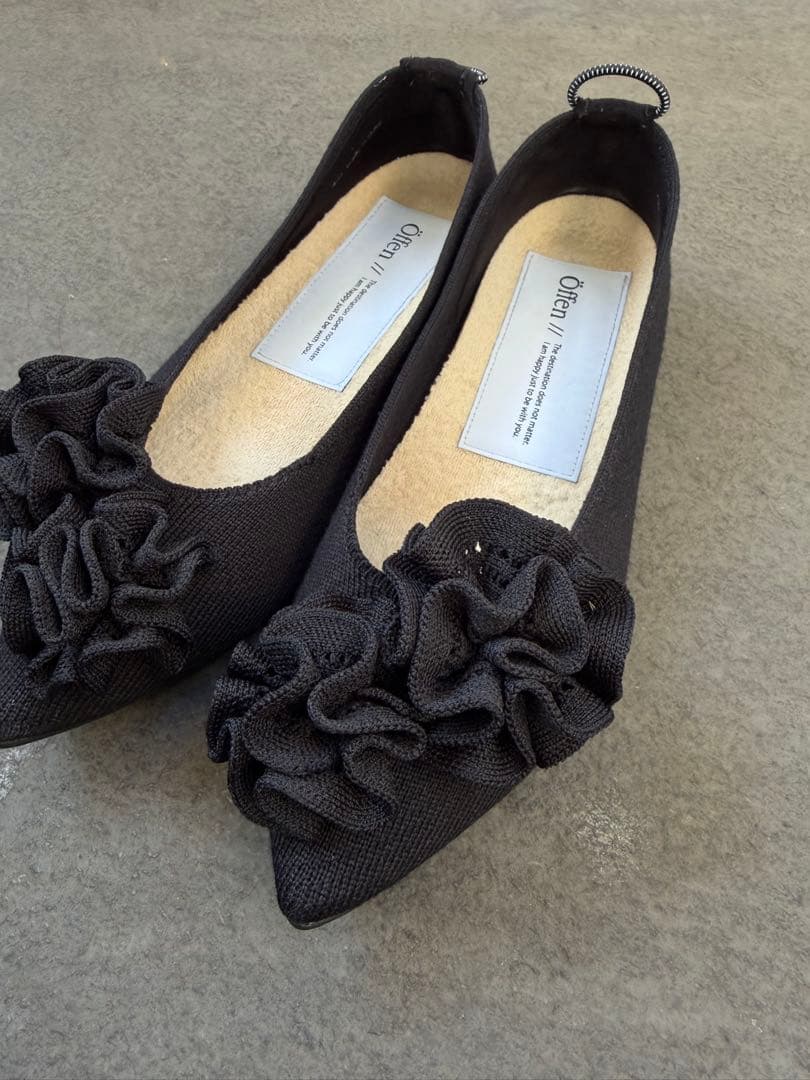 Öffen pointed-CELOSIA / BLACK オッフェン