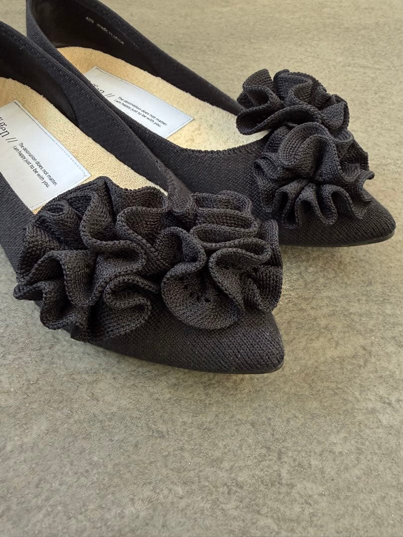 Öffen pointed-CELOSIA / BLACK オッフェン