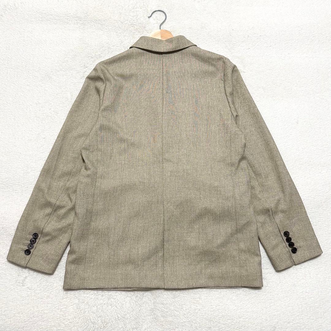 25SS BEAUTY&YOUTH リネンライク ダブルジャケット ベージュ S
