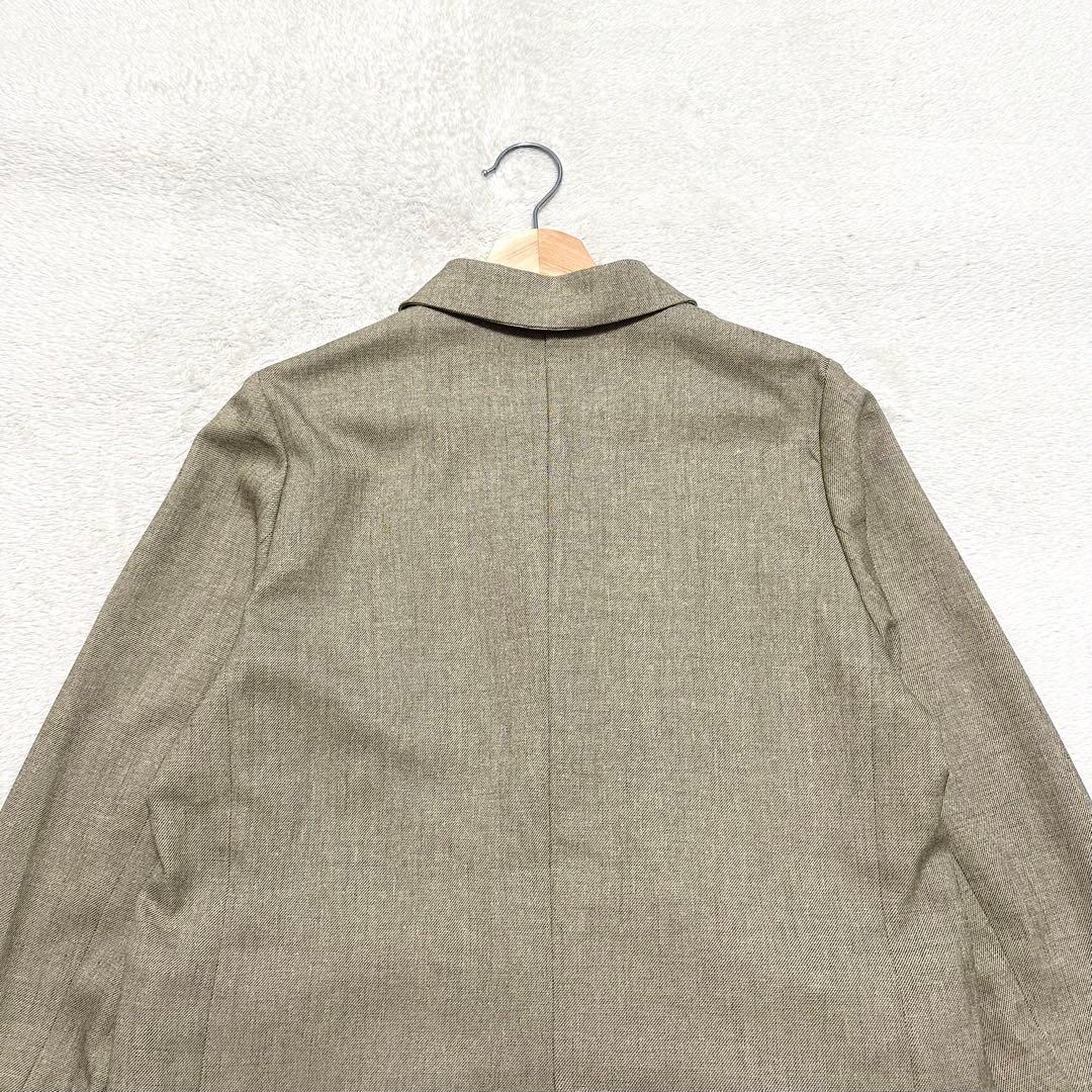 25SS BEAUTY&YOUTH リネンライク ダブルジャケット ベージュ S