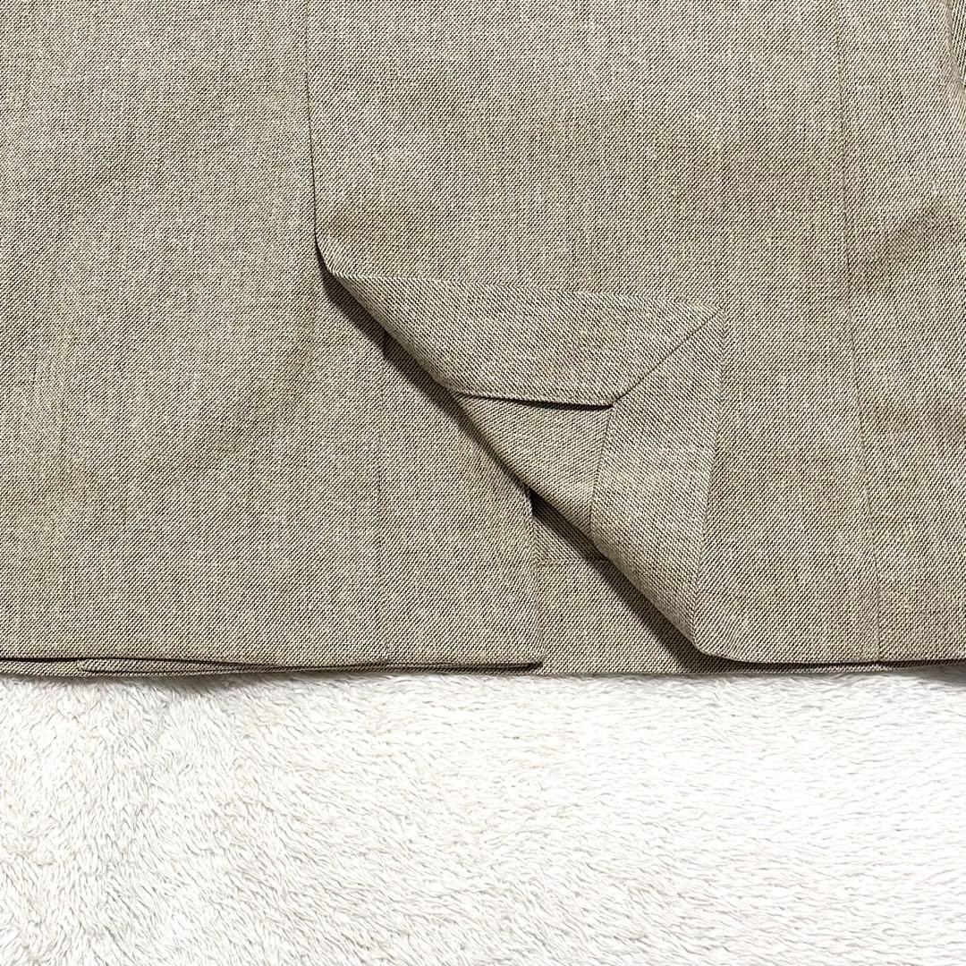 25SS BEAUTY&YOUTH リネンライク ダブルジャケット ベージュ S