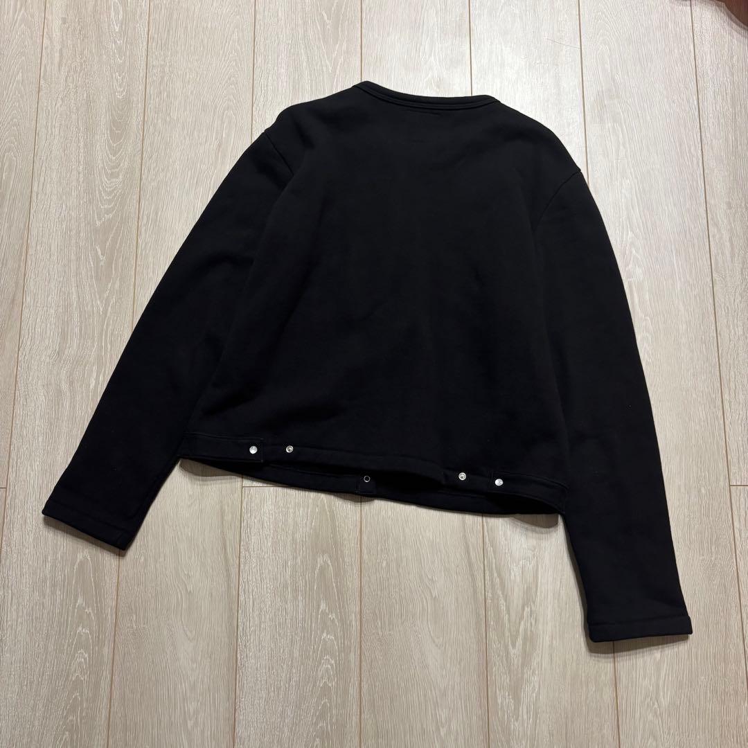 美品 agnès b. コットン メルトン 長袖 カーディガンプレッション 2