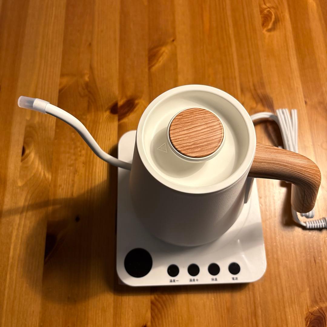 HAGOOGI HAG50001 ホワイト 電気ケトル 温度調整機能付き