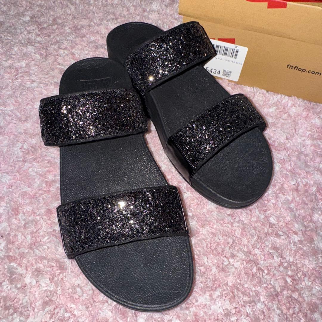 新品 フィットフロップ✩黒✩ルル✩✩25cm-25.5cm(US8)