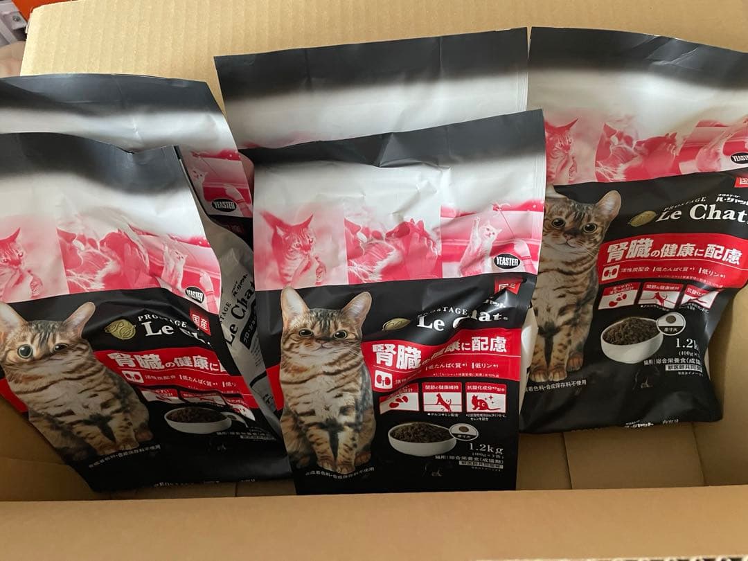 Le Chat 腎臓の健康に配慮 ドライフード 1.2kg ５袋