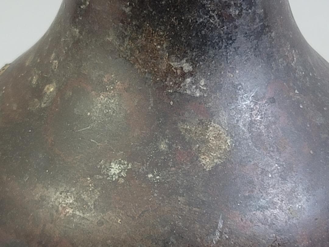 古銅 花生 在印 茶道具 DT406