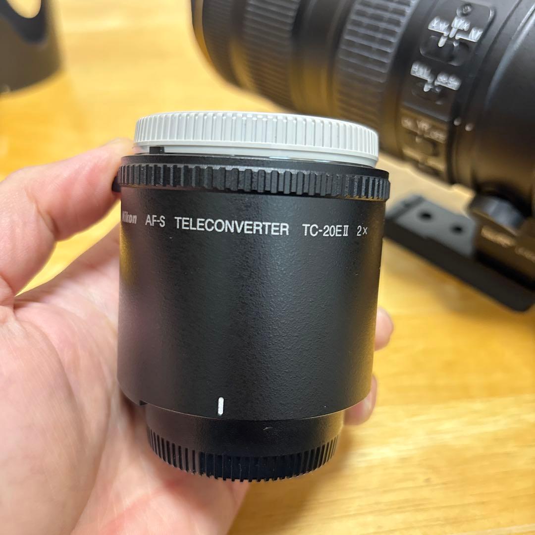 完動品AF-S70-200mm f2.8G ED VR II＋2倍テレコン付き