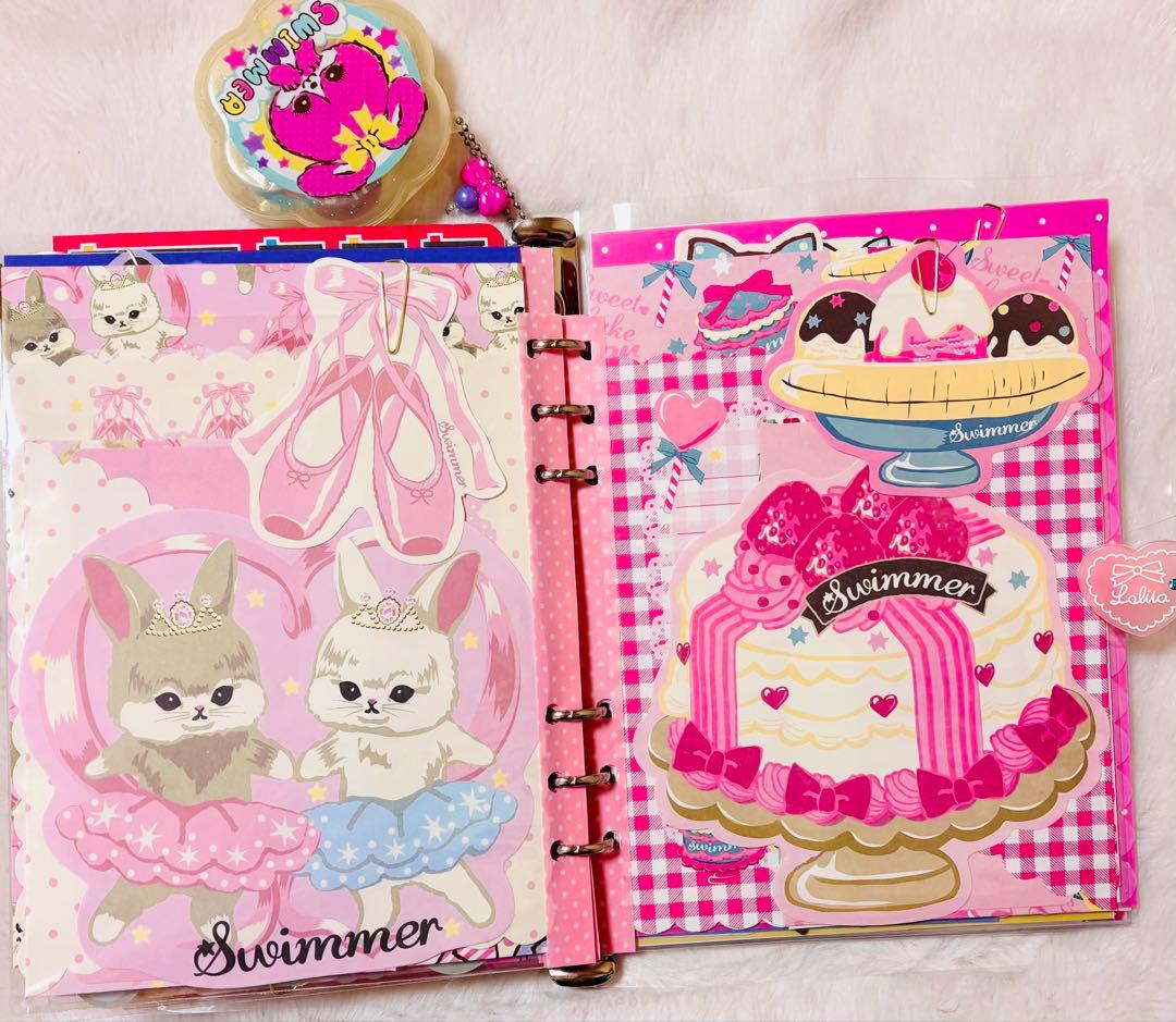 おすそ分けファイル　A5バインダー　【特別大容量　限定1点】　スイマーのみ