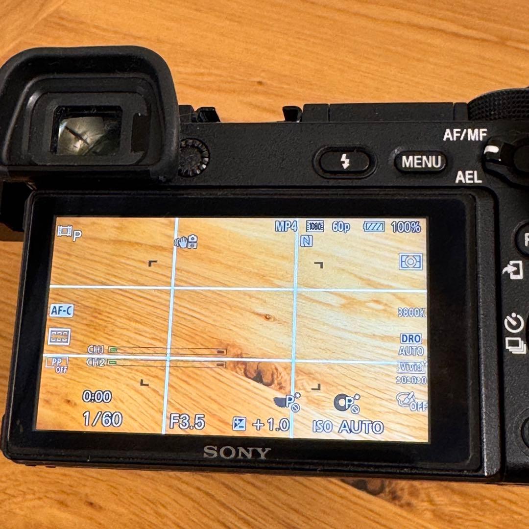 【最安値】ソニー　α6300 ミラーレス一眼カメラ　ILCE-6300 レンズ付