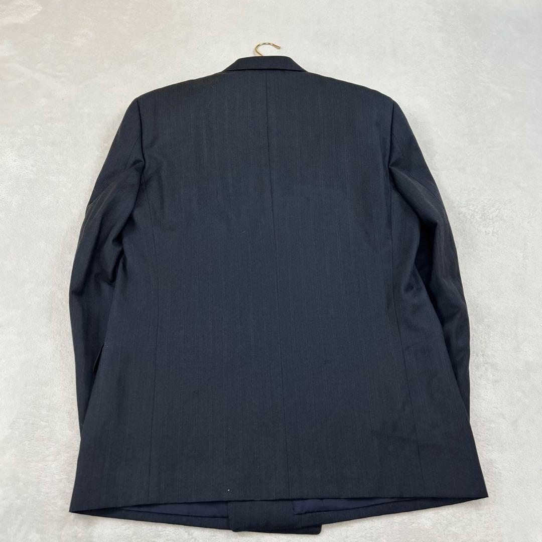 K268 L ジバンシー ダブル ロゴボタン スーツ上下 ネイビー メンズ