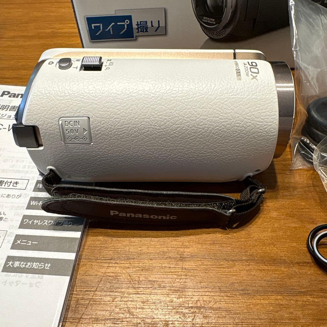 Panasonic HC-W580M ホワイト ビデオカメラ