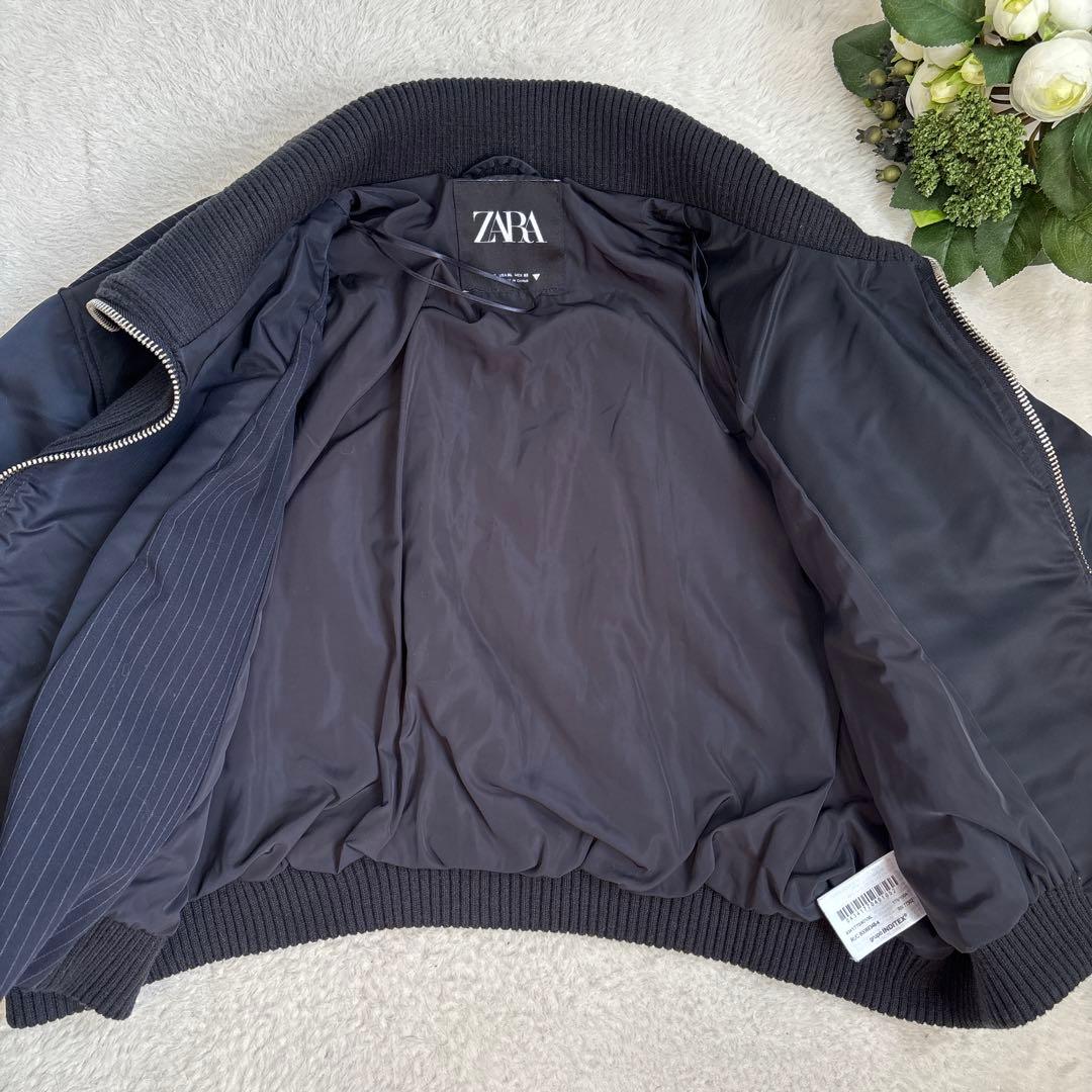 ZARA ザラ 2023AWMA-1 コントラストボンバージャケット XL