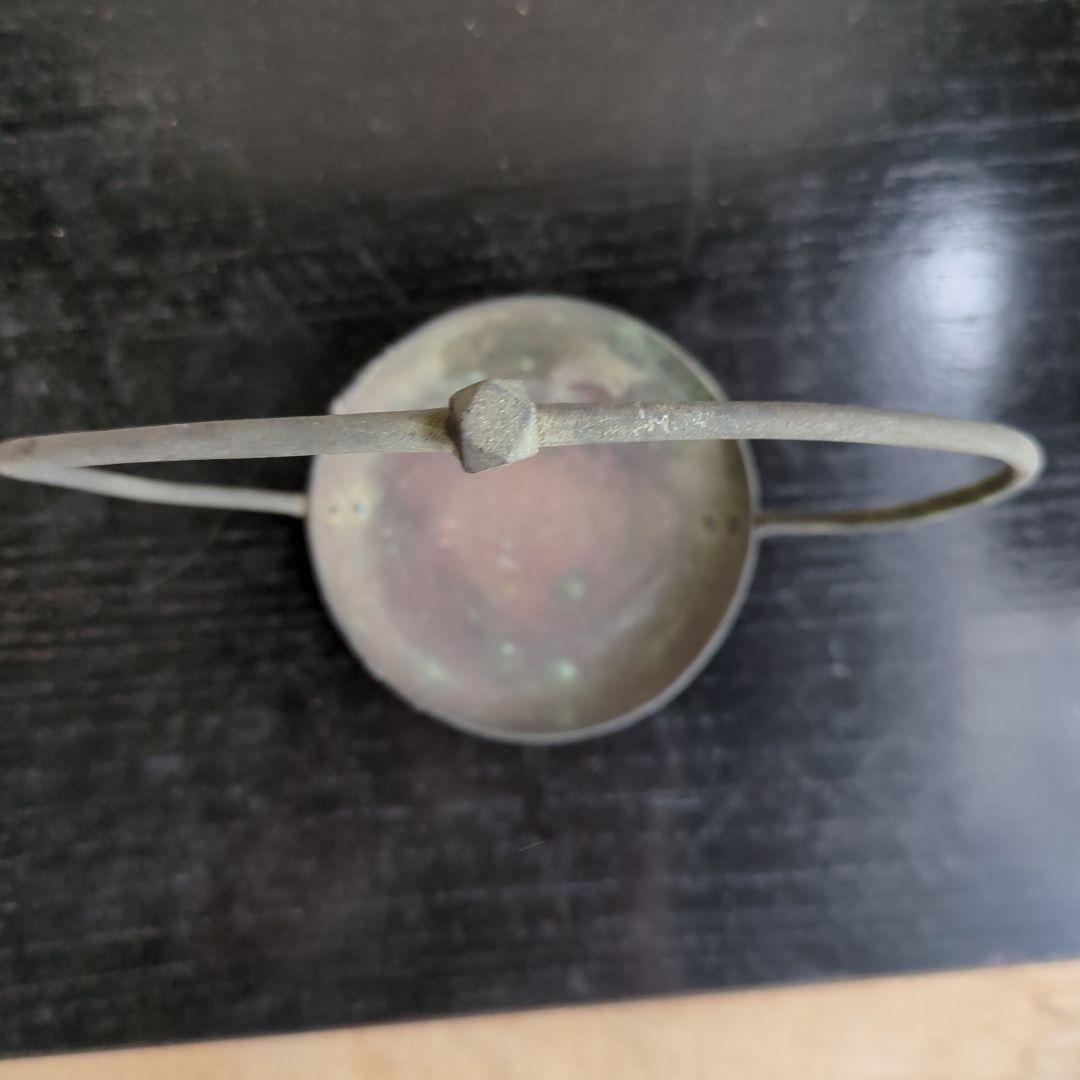 骨董 灯明器 燭台 古銅 オブジェ 花置き 飾り台 アンティーク