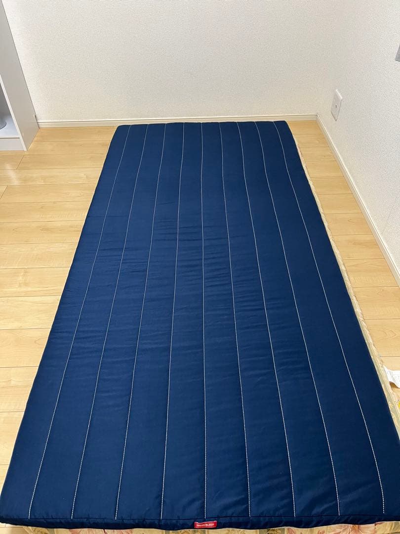 ブレインスリープ マットレス オーバーレイ ネイビー SINGLE HARD