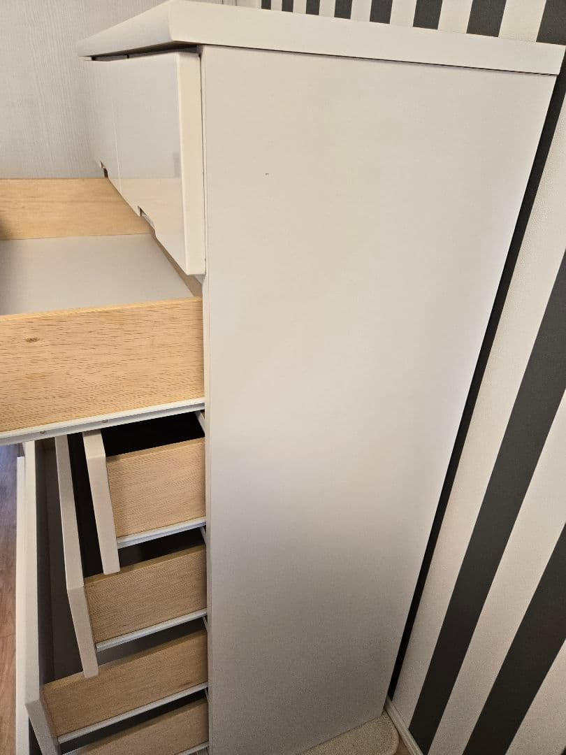 ニトリ ハイチェスト 6段 ホワイト