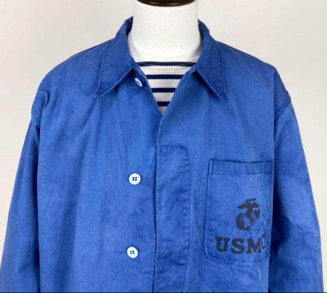 1950’s USMC FOOD HANDLER JACKET インディゴ染め
