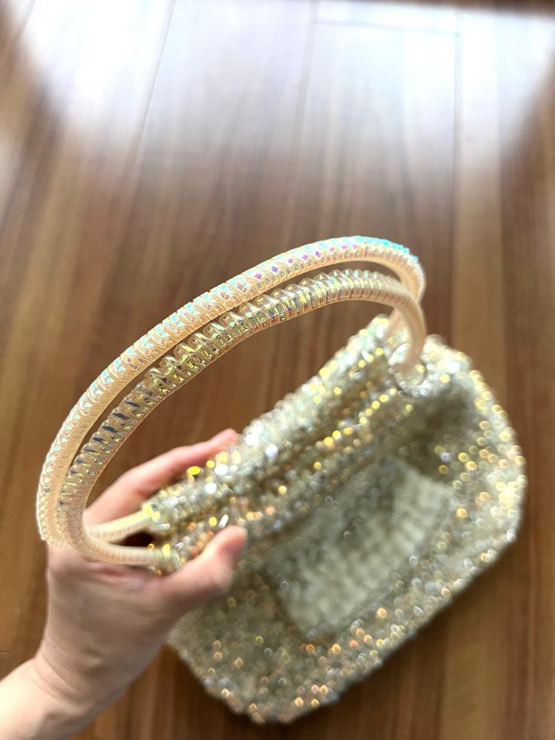 限定色　アンテプリマ　スタンダード　ラウンド　縦型　オーロラ　ビジュー　保証書付