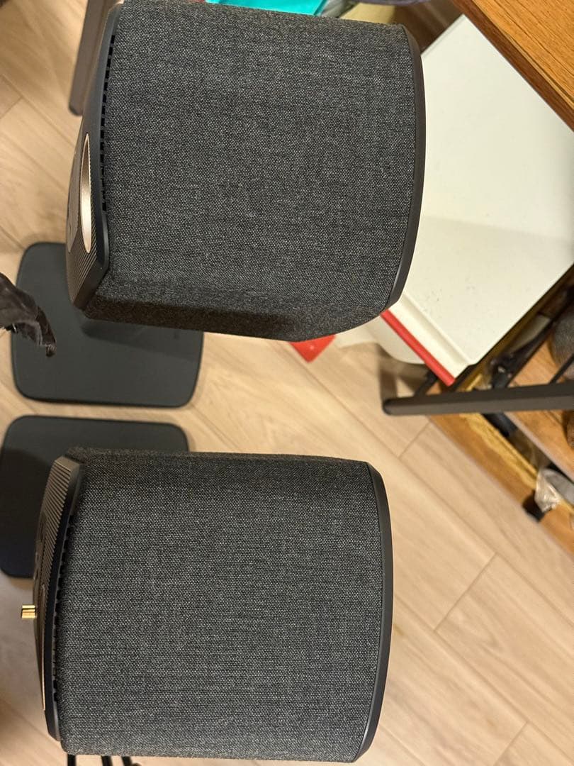 りょさん専用KEF LSX II ブラック スピーカー S1 スタント　セット