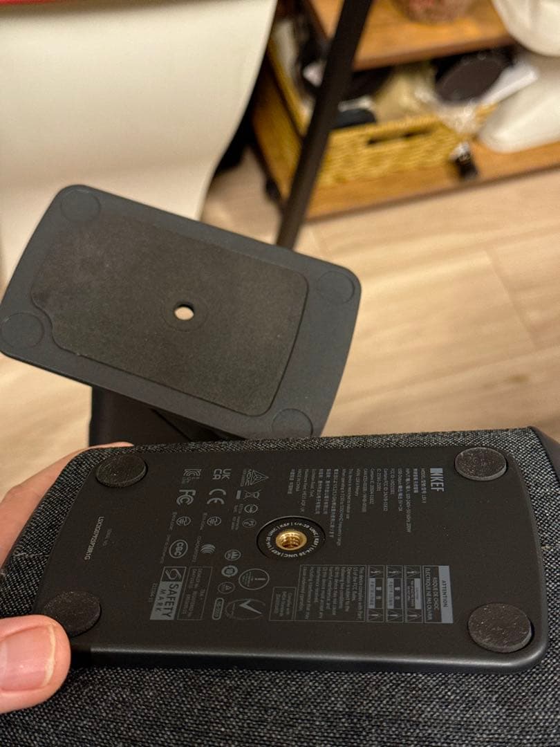 りょさん専用KEF LSX II ブラック スピーカー S1 スタント　セット