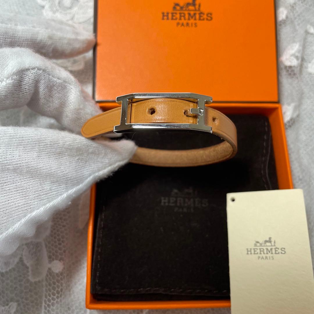 ❣️美品❣️エルメス　アピ3 ブレスレットベージュ ブレスレット　バングル