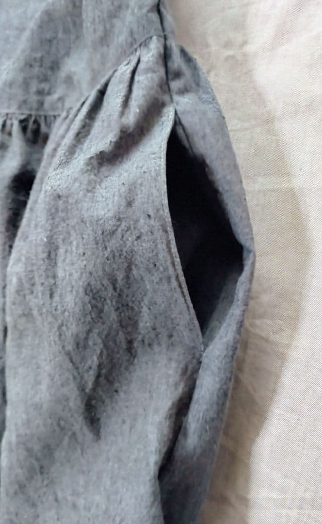 ちくわ　バッククロスエプロンワンピース