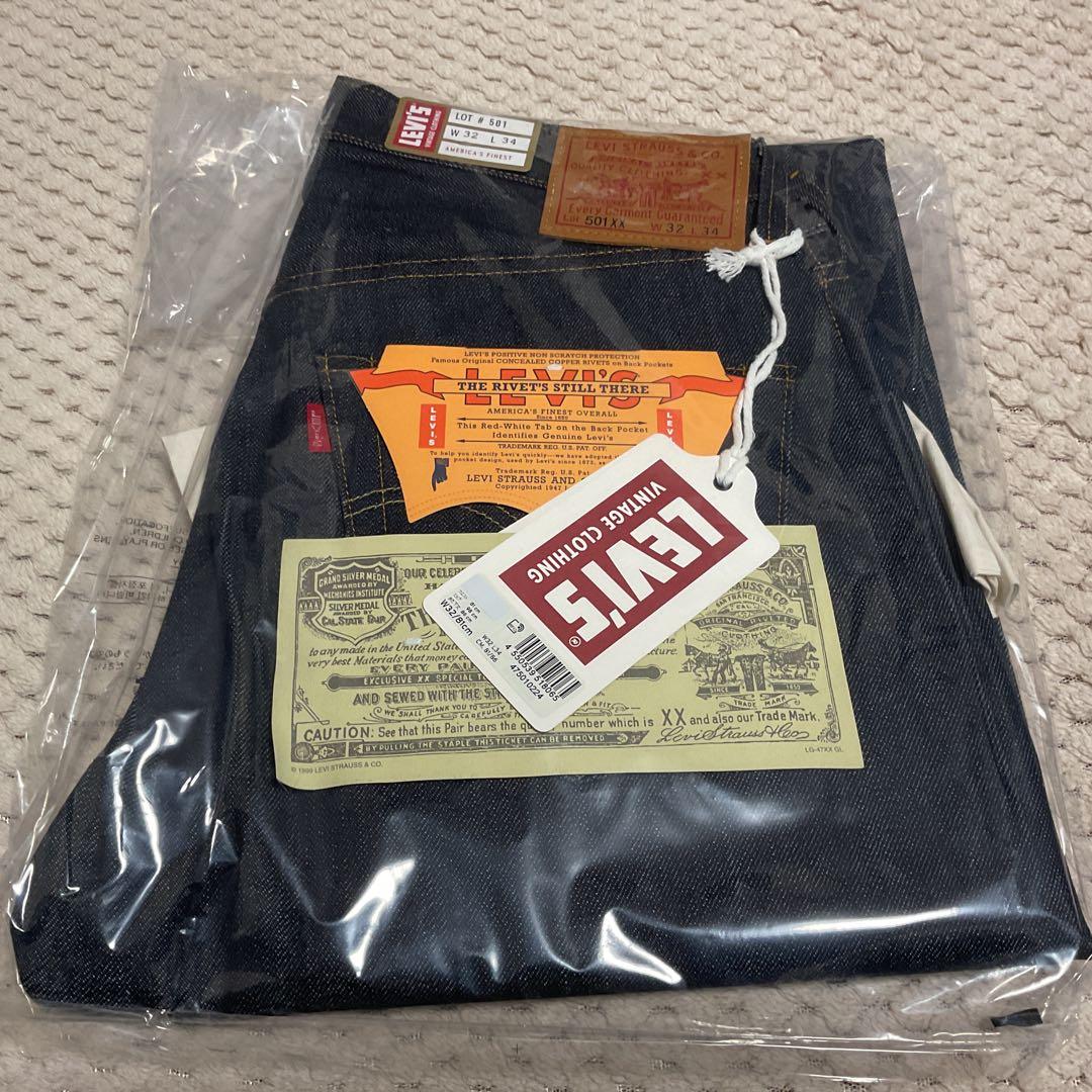 リーバイス 501xx 1947年復刻　リジッド　未使用 W32/L34キムタク