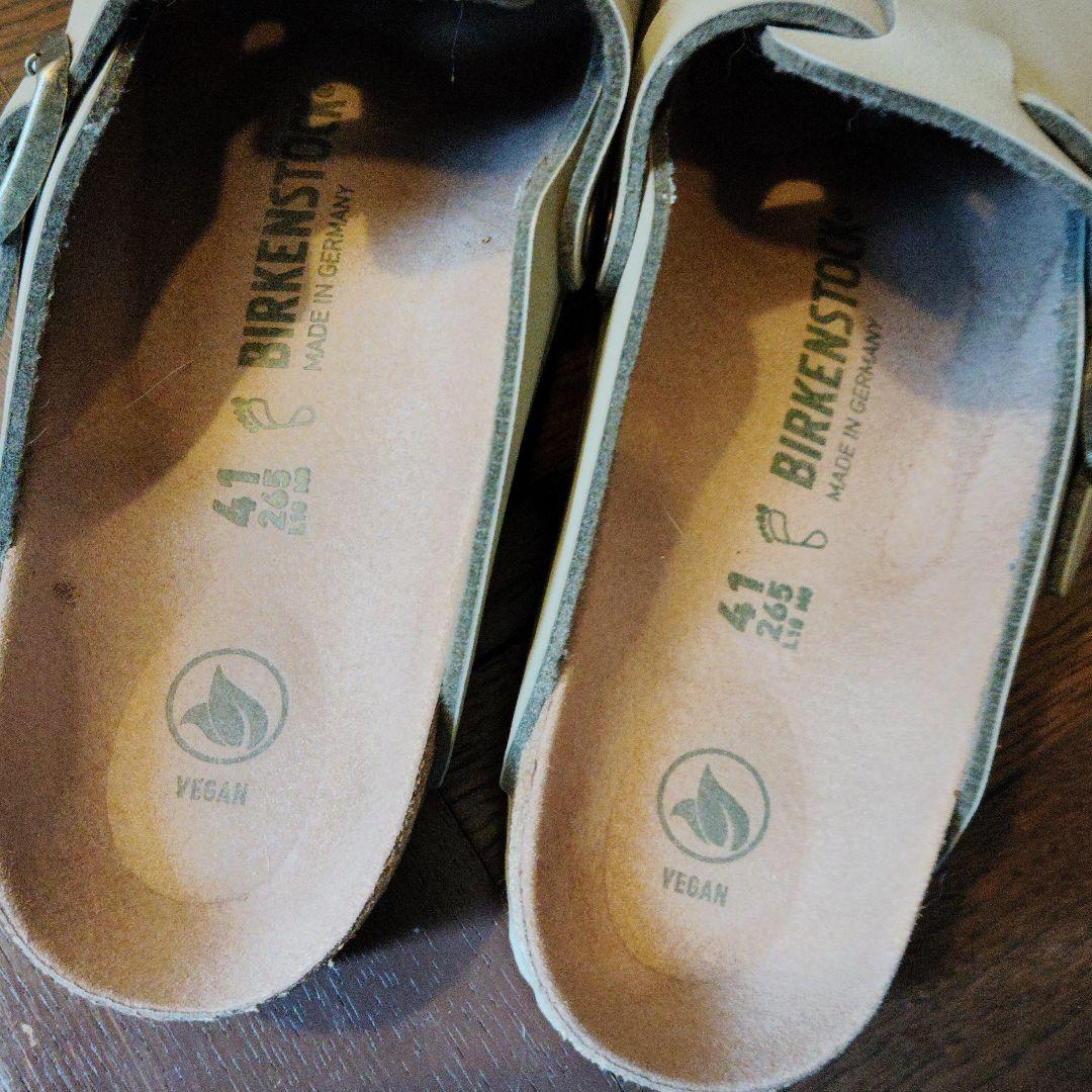 美品BIRKENSTOCKボストン トープ サンダル　41　スエード