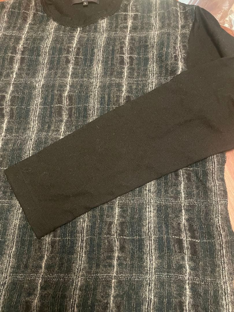 【最終値下げ】COMME des GARÇONS HOMMEチェック柄ニット