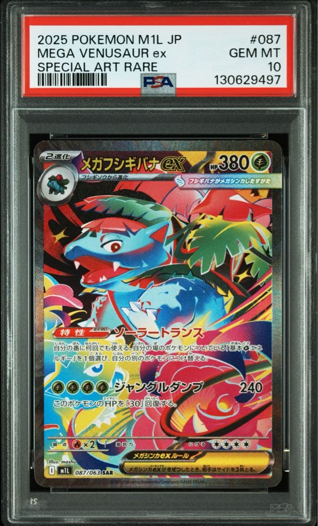 【PSA10連番】ポケモンカード メガフシギバナex 進化ラインセット