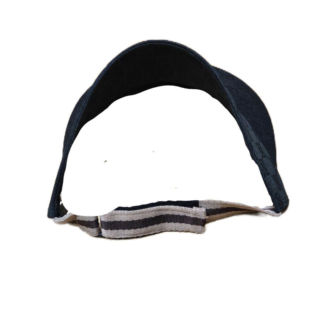 GUCCI GG柄 ロイターロッキング ブラック サンバイザー