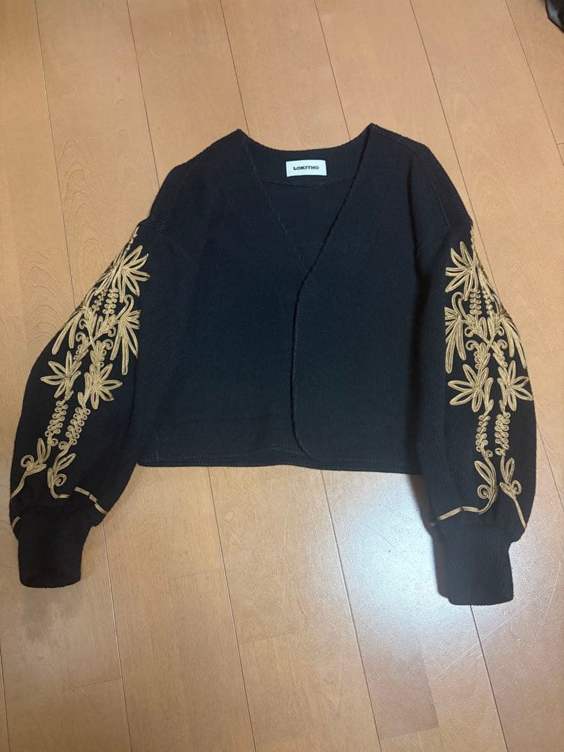 LOKITHO STUDIOUS別注 コードエンブロイダリーニットカーディガン