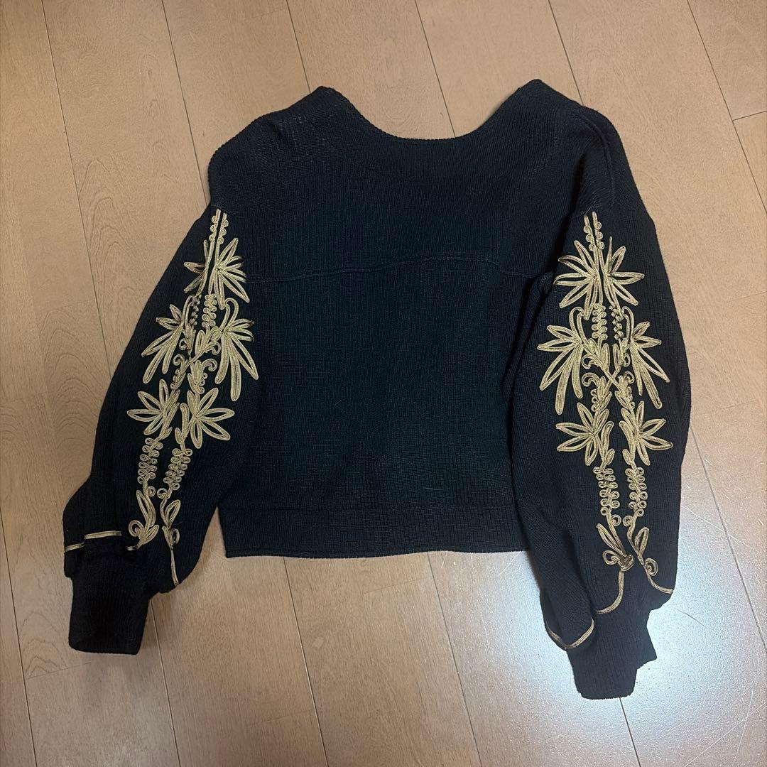 LOKITHO STUDIOUS別注 コードエンブロイダリーニットカーディガン