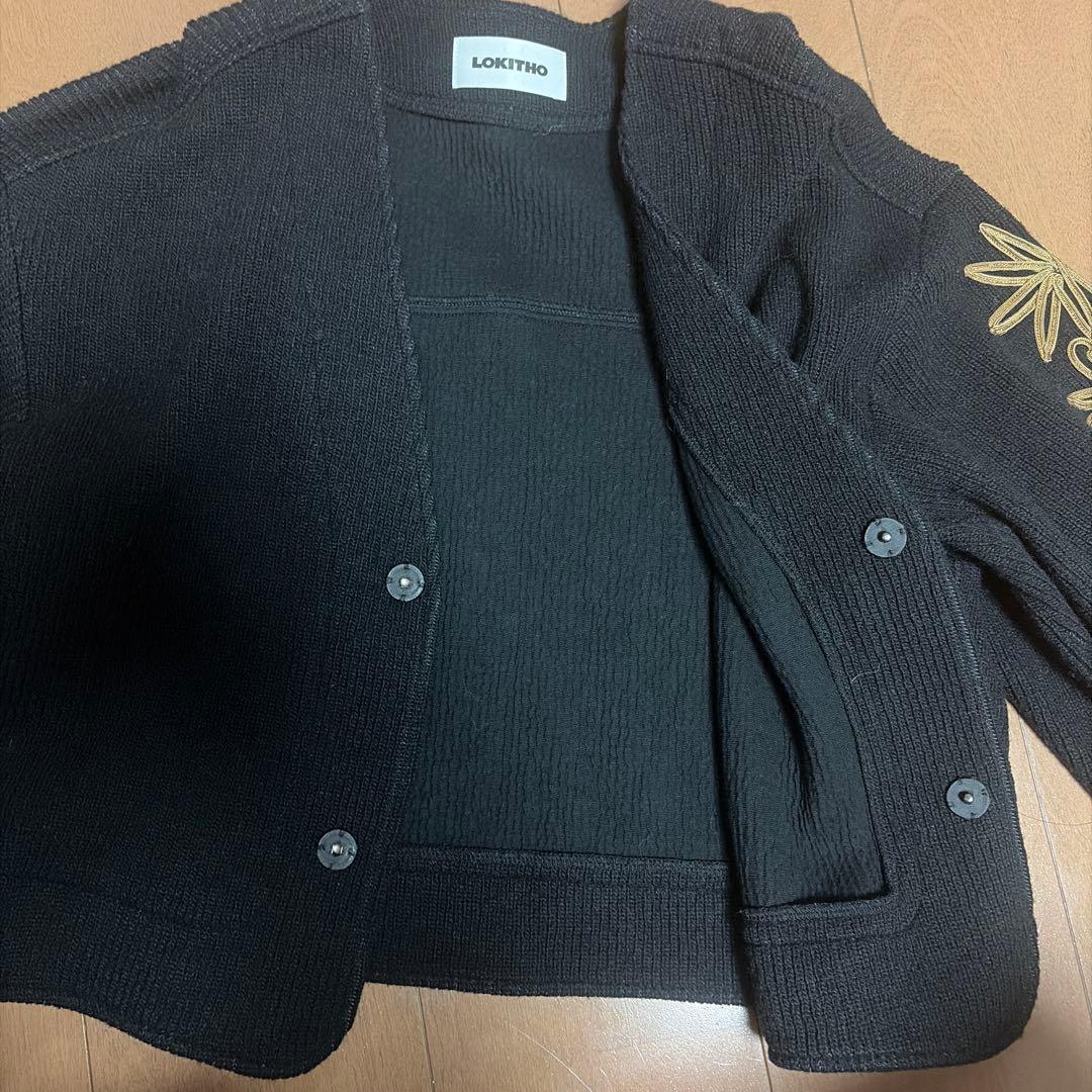 LOKITHO STUDIOUS別注 コードエンブロイダリーニットカーディガン