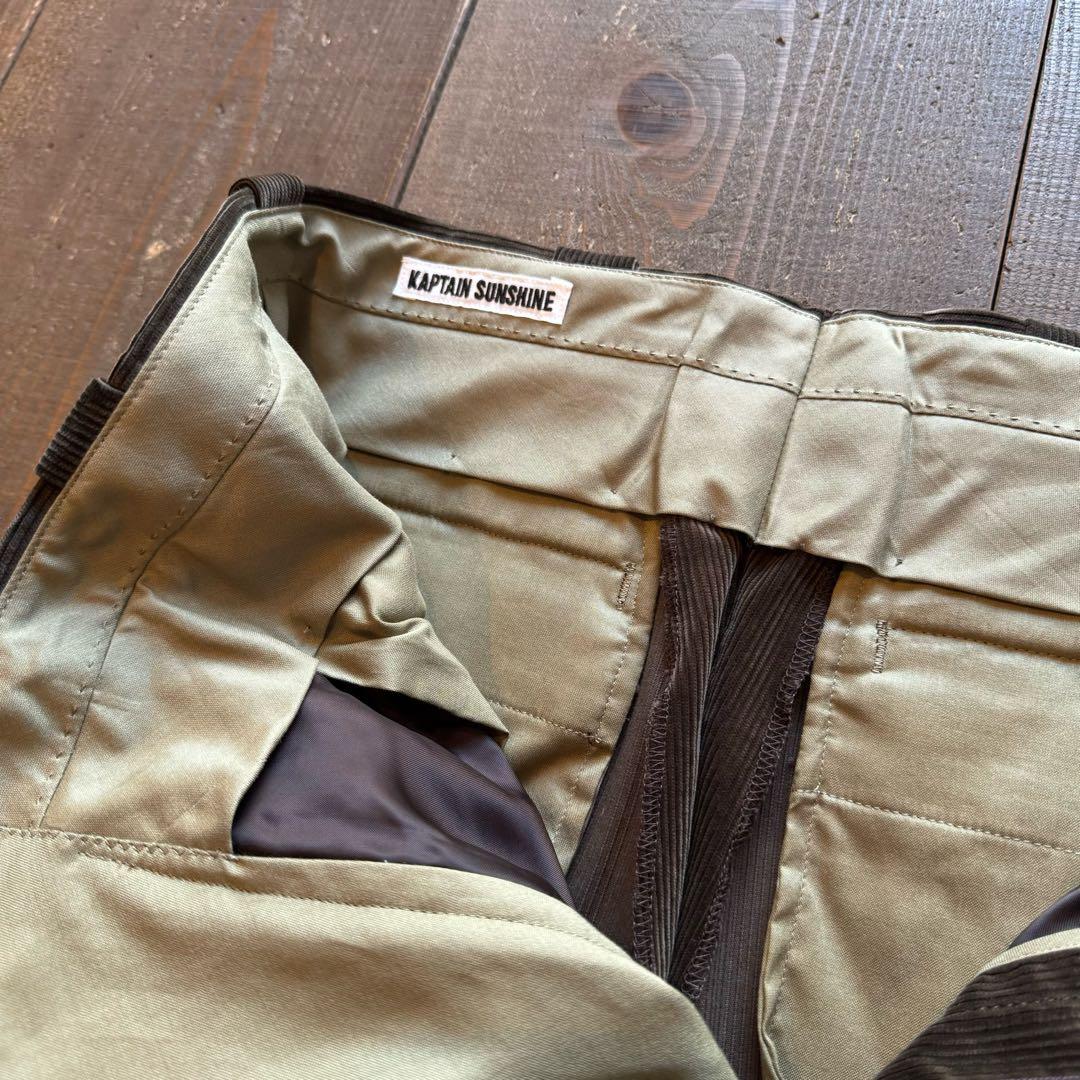 【KAPTAIN SUNSHINE】D Slacks BRN 34