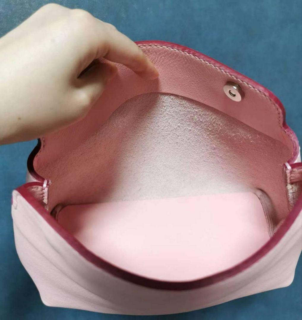 イタリアンレザーバッグ ハンドバッグ バッグインバッグ ハンドメイド手縫い