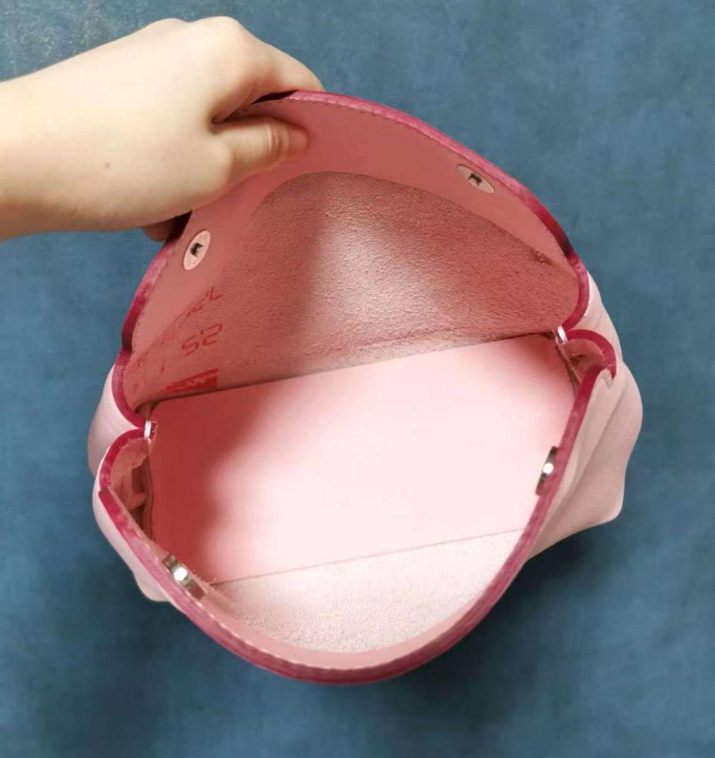 イタリアンレザーバッグ ハンドバッグ バッグインバッグ ハンドメイド手縫い