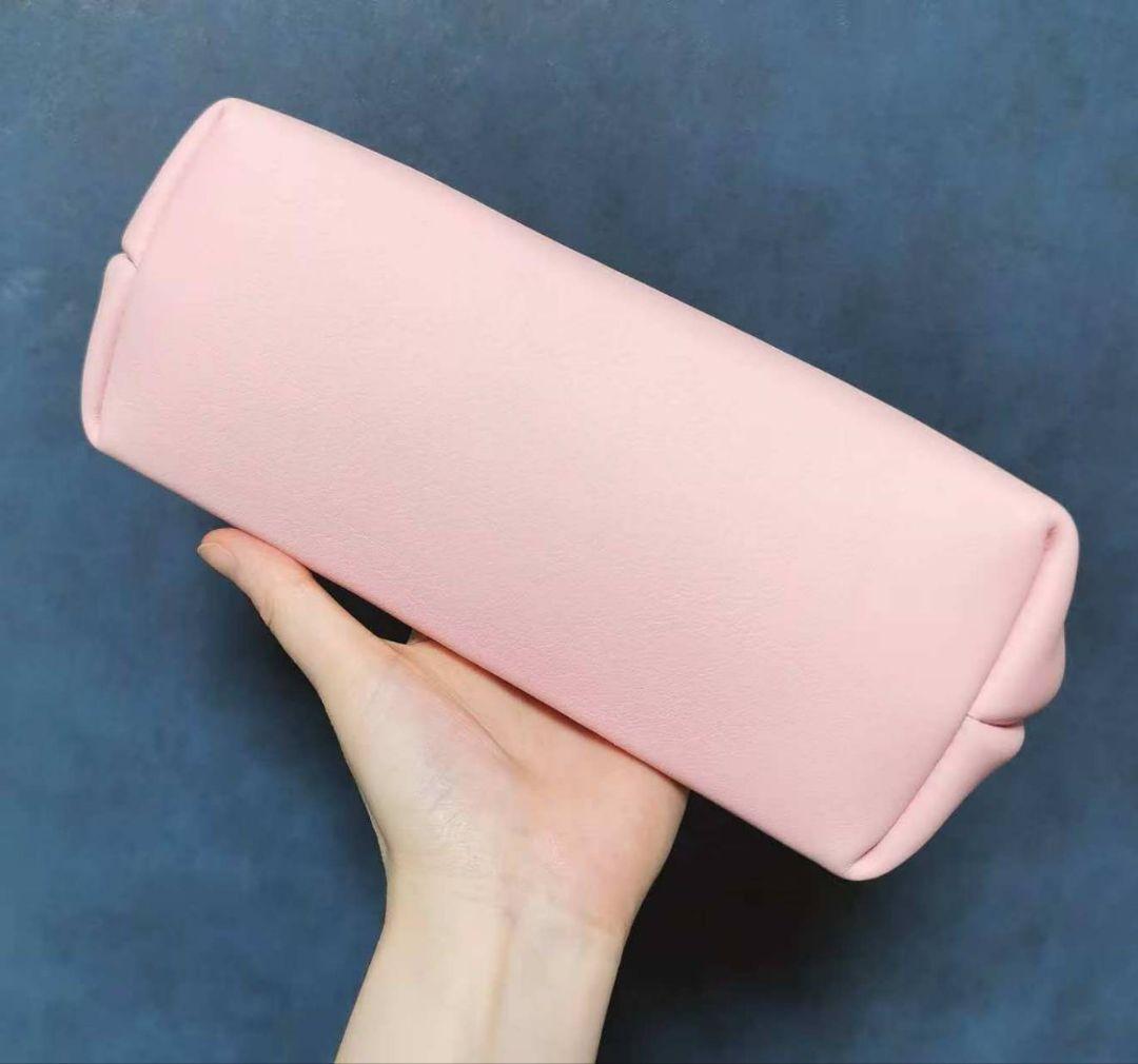 イタリアンレザーバッグ ハンドバッグ バッグインバッグ ハンドメイド手縫い