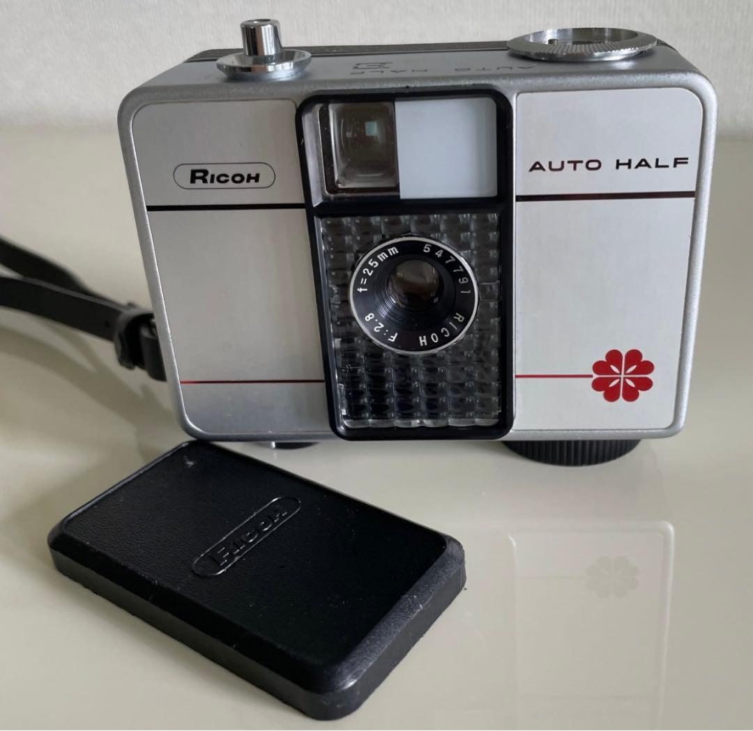 ◎RICOH リコー AUTO HALF オートハーフ E レッドフラワー