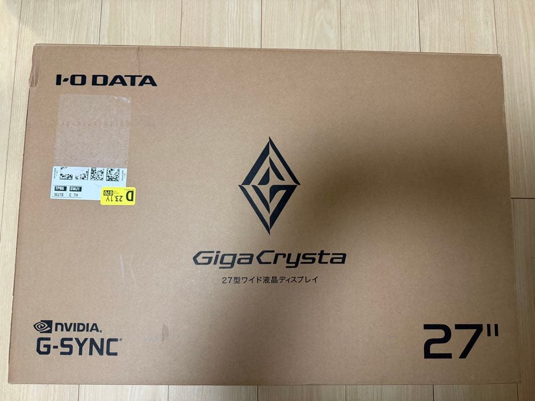 -O DATA GigaCrysta 27インチ モニター