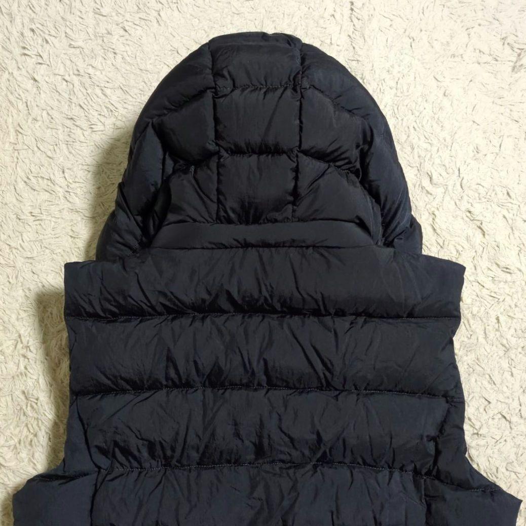 美品 TATRAS CURONE ダウンベスト 2WAY 02 ネイビー