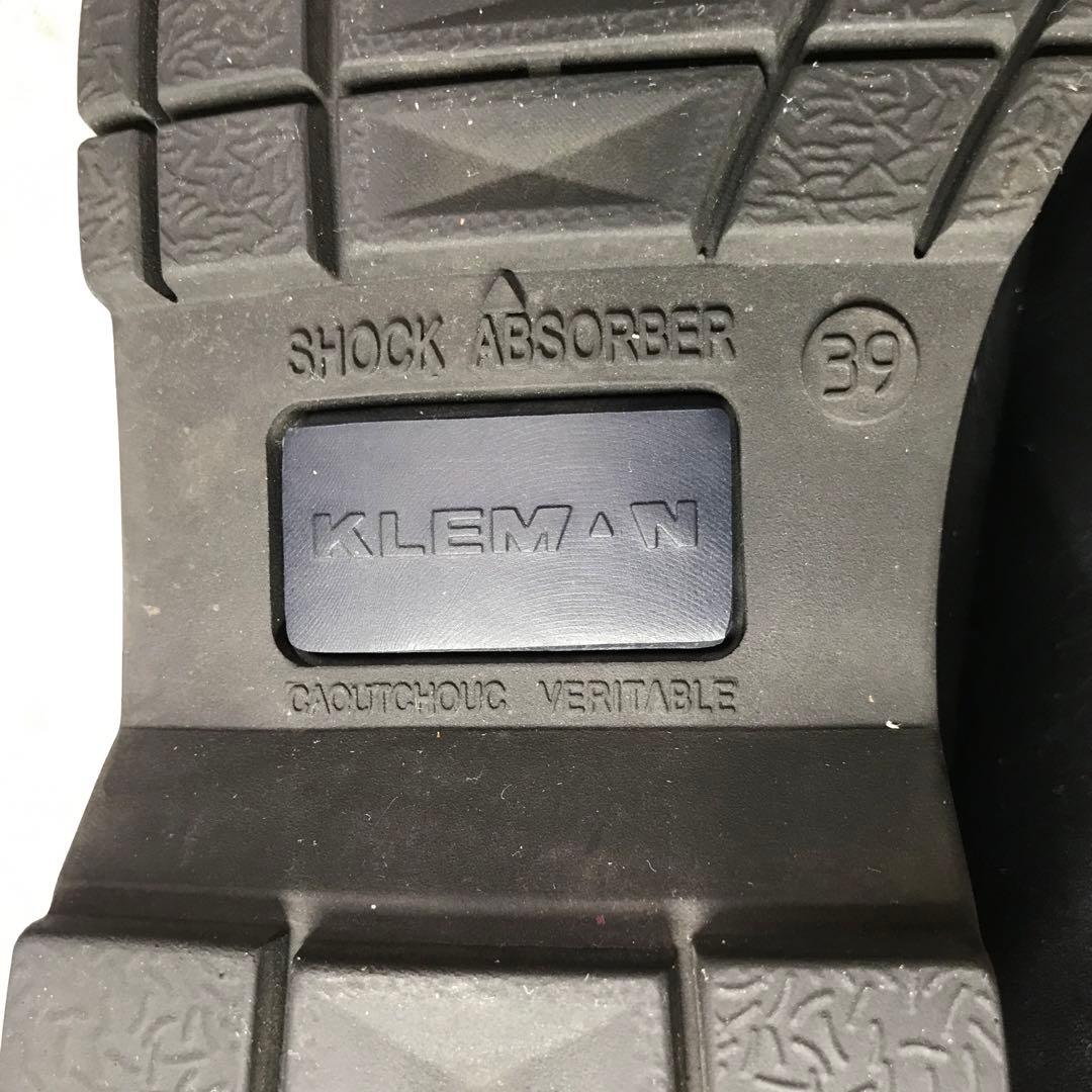 【美品】クレマン （39）パドレ チロリアンシューズ 本革 ブラック