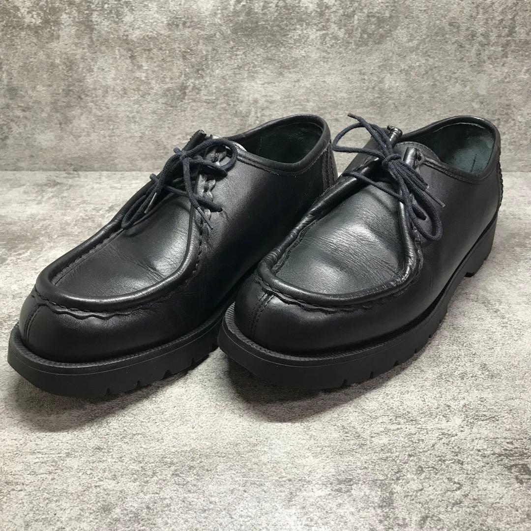 【美品】クレマン （39）パドレ チロリアンシューズ 本革 ブラック