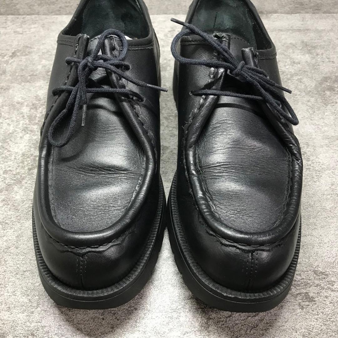 【美品】クレマン （39）パドレ チロリアンシューズ 本革 ブラック