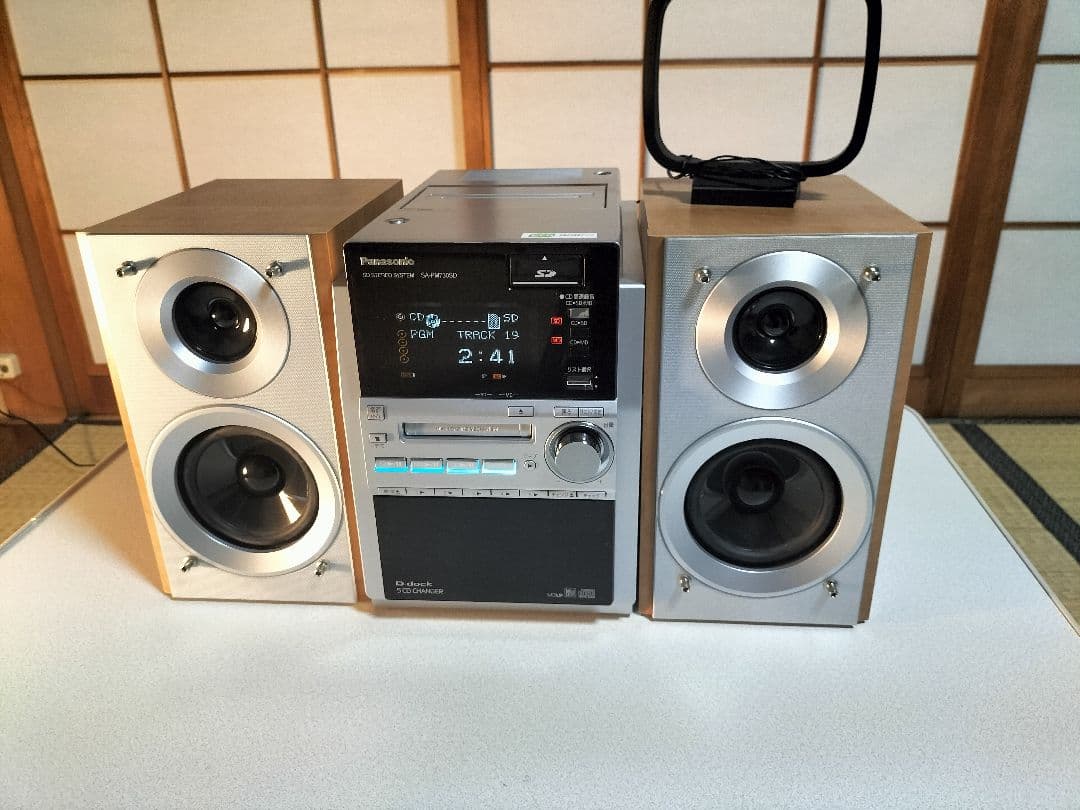 panasonicミニコンポSA-PM730SDリモコン取扱い説明書付き