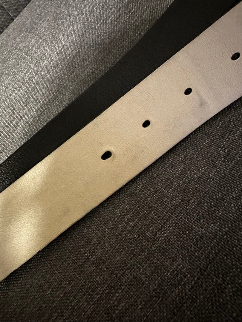 Christian Dior ディオール バックル ベルト ブラック ゴールド