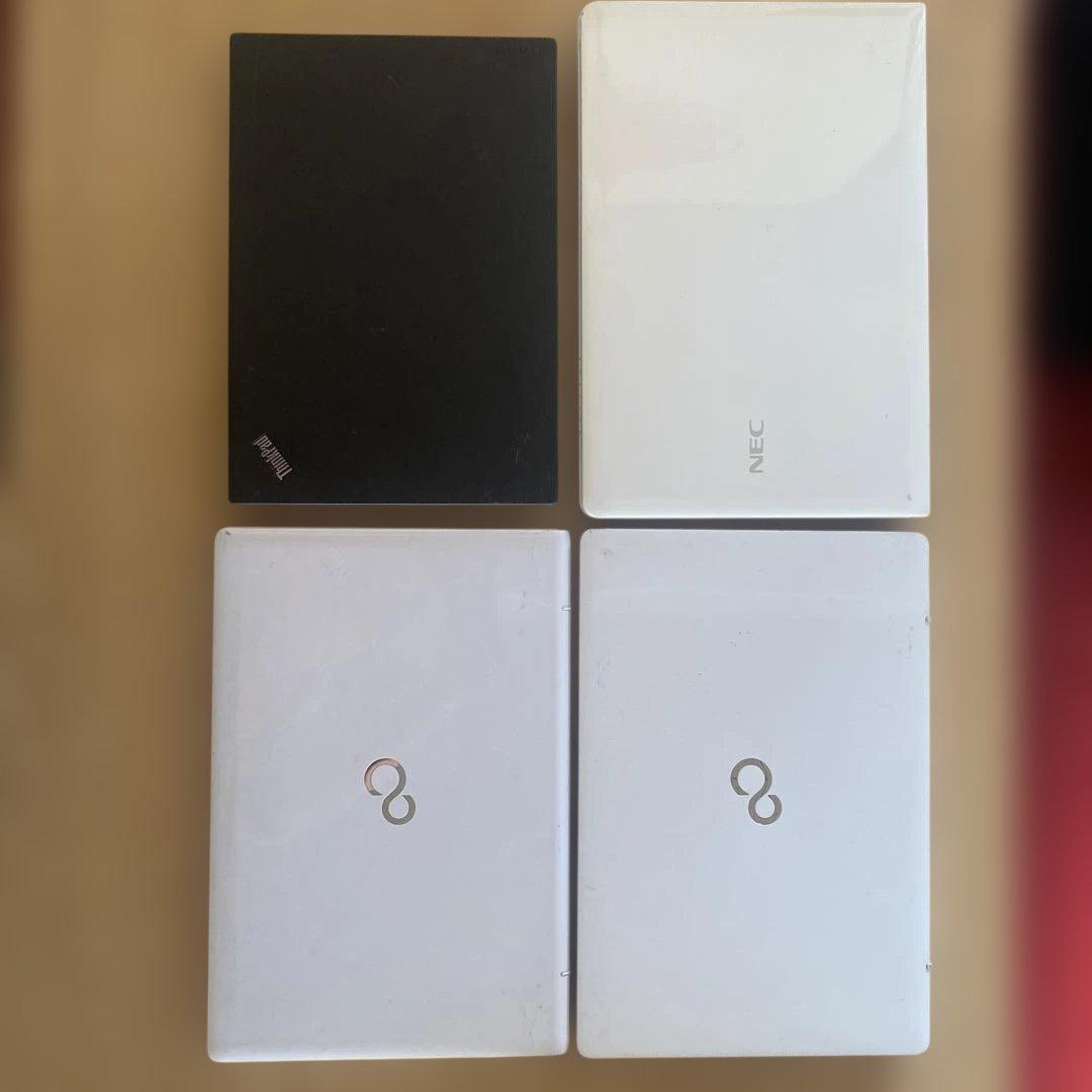 Windowsノートパソコン4台セット