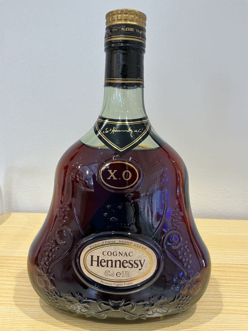 560[未開栓]Hennessy X.O 金キャップ